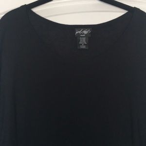 Lord&Taylor Black Refined Sweater